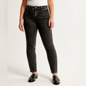Abercrombie Curve Love High Rise Mom Jeans